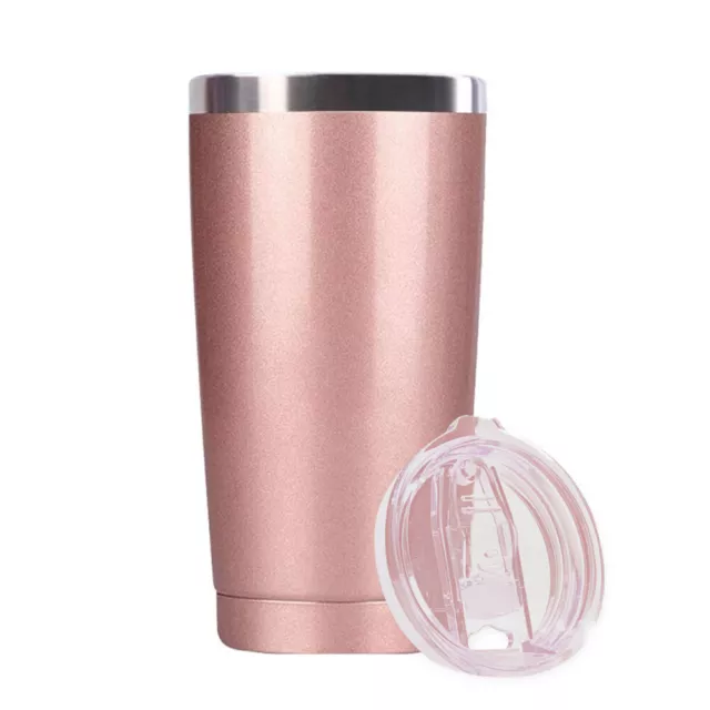 Bulk 20oz Stainless Steel  Tumbler  Slider Lid Double Wall Vacuum Insulated