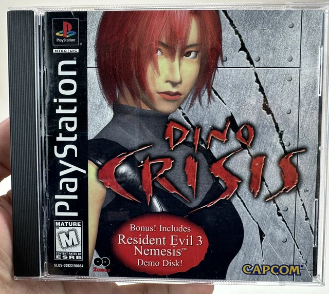 RESIDENT EVIL 3 Nemesis (Ps1 1999) w/ Dino Crisis Demo Disc & Strategy