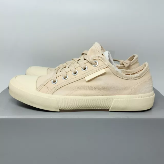 Balenciaga Paris Low Top Sneaker Beige White WmNS Sz 8