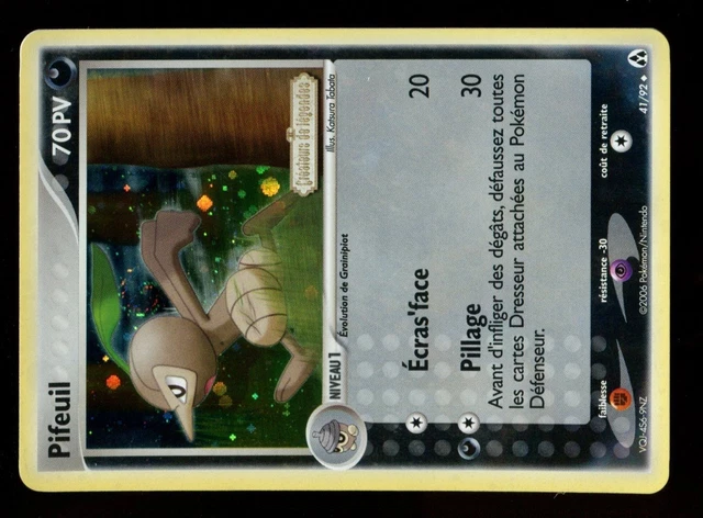Pokemon Ex Crea Legendes Holo Inv N° 41/92 Pifeuil