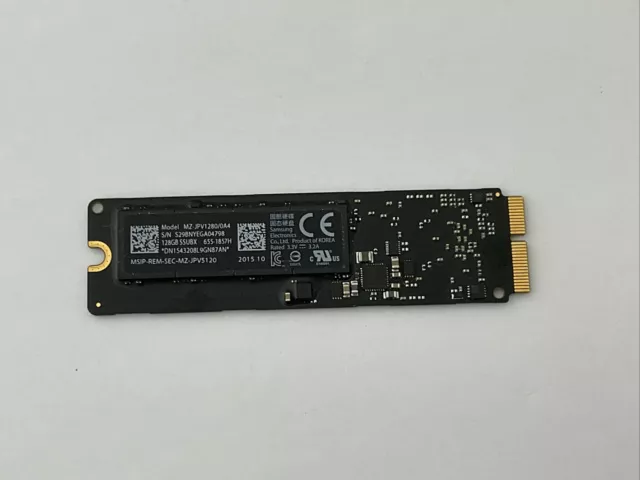 Apple MacBook Pro/Air/Retina 128GB SSD SSUBX MZ-JPV1280/0A4 655-1857H