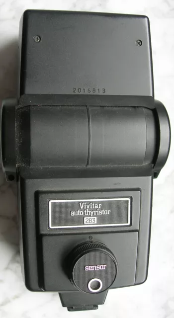 VIVITAR Blitzgerät Auto Thyristor 283 mit Zubehör