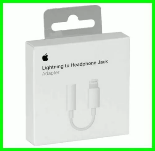 ORIGINAL Apple Lightning auf AUX Klinke Kopfhörer Adapter für iPhone MMX62ZM/A