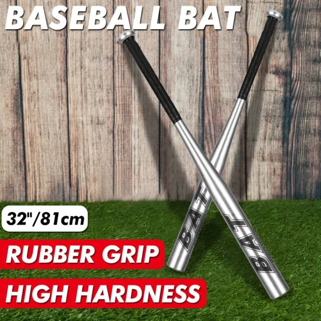 32inch 81cm Aluminium Baseball Bat Racket Outdoor Sports Fitness Lightweight AU