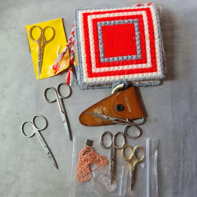 Fiskars SoftGrip - Tijeras de micropunta, tijeras de tela para coser, artes  y manualidades, acero inoxidable de 5 pulgadas