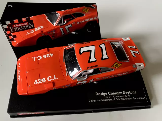 Carrera Evolution Dodge Charger Daytona No.71 Champion 70 25717 2