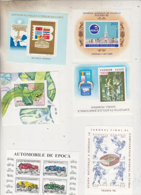 Romania 5 Full sheet a 25 Stamps Nr. 4771-75 + 6 Blocks mnh  Nr. 3