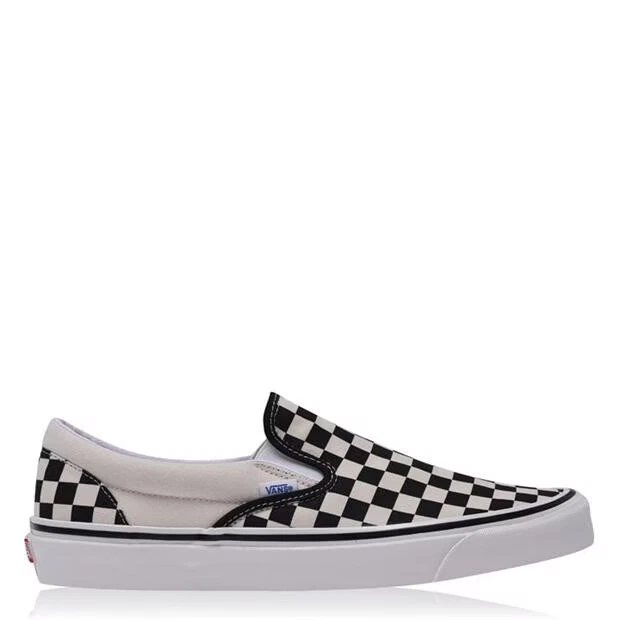 Vans Slip-On “Blur Check” in Black & Cream ~ men’s size 10 Vans | Classic Checkerboard Slip-On Black/White Shoe main image 4