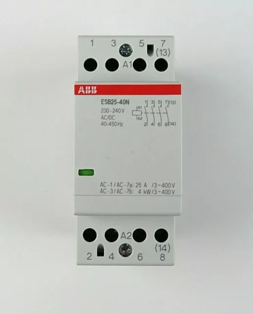 ABB Installationsschütz | ESB | Zubehör | Schütz ESB25 | 230V 400V | Instaschütz 2