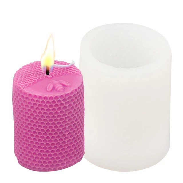 3D Jabón de panal Fabricación Velas Molde Silicona Hágalo usted mismo Molde Pastel Decoración