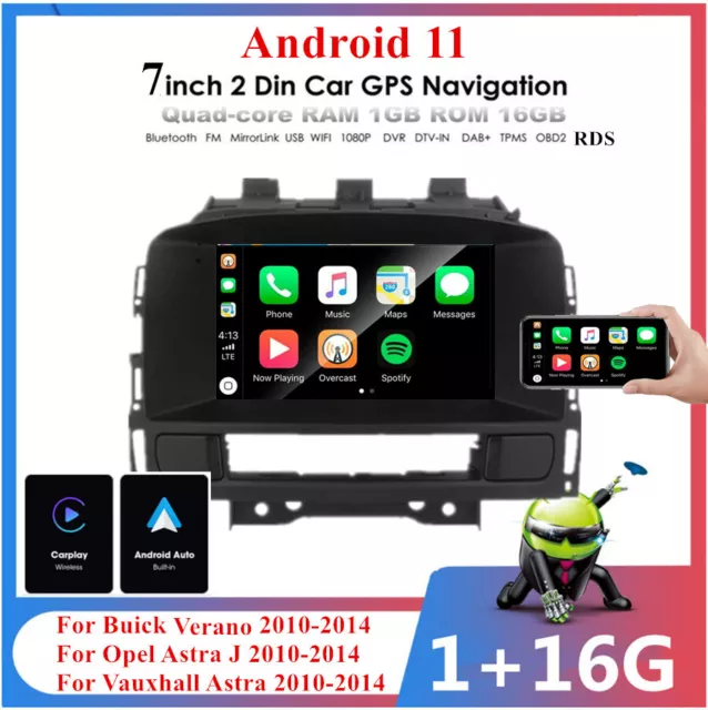 7'' Carplay Autoradio GPS Navi für Buick verano Opel Astra J Vauxhall Astra