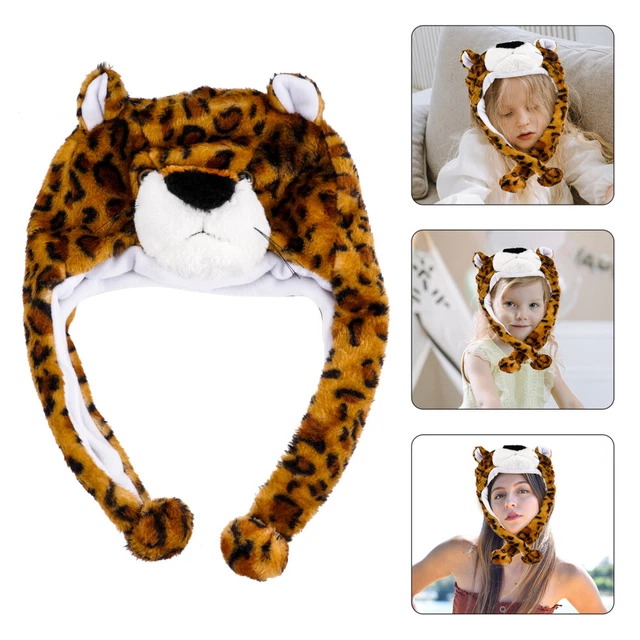 Leopard Hat Prop Cartoon Leopard Headress Performance Hat Party Leopard Hat