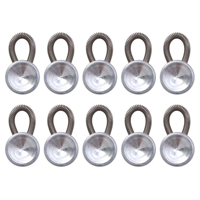 10 PC Pants Expander Metal Buttons Collar Stays Men Maternity