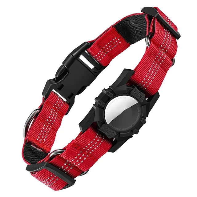 Dog Collar, Reflective Air Tag Dog Collar for  Airtags - Adjustable Durable3063