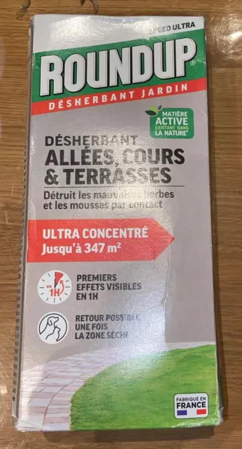 DESHERBANT PUISSANT COURS ALLEES TERRASSES ULTRA CONCENTRE 800 ML = 440 M²