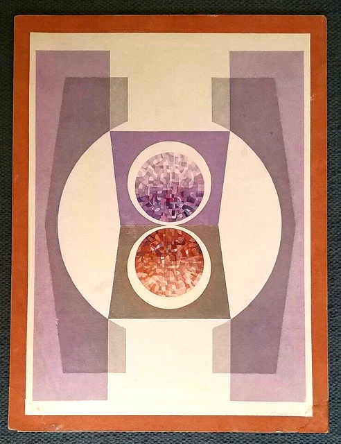 AUGUST MADRIGAL. Acuarela.  1966. 46 X 35 Cms.