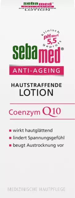 Sebamed Anti Ageing Q10 Skin Tightening Lotion Coenzyme 200ml - from Germany