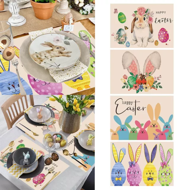 4PCS Easter Party To Celebrate The Easter Festive Atmosphere Dress Up Cutlery