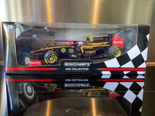 Minichamps 1/18 Lotus Renault E21 - Romain Grosjean - F1 2013 - Neuve