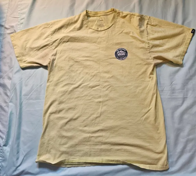 Vans Neon Yellow National Parks Adult Large Shirt