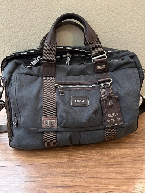Tumi Alpha Bravo Pinckney Flap Brief Laptop Bag - Anthracite - AS IS