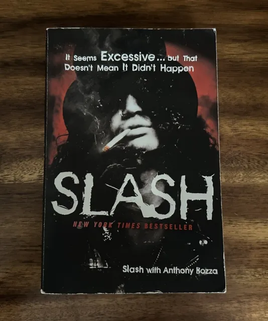 Slash by Anthony Bozza and Slash (2008, Trade Paperback) FREE SHIPPING