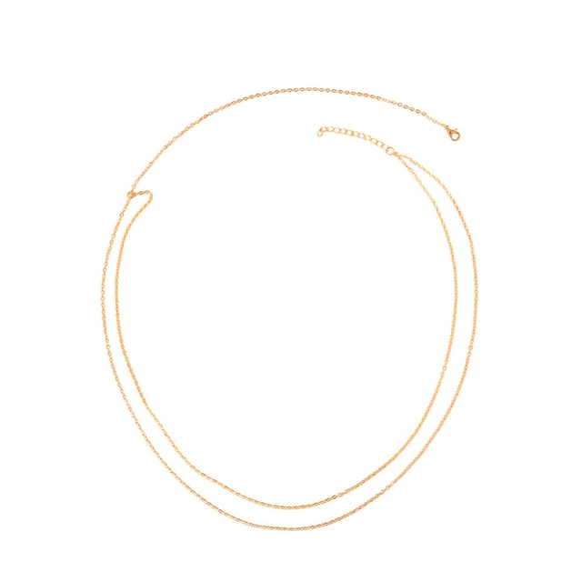 Womens Jewelry Necklaces Beach for Body Chain Waist Double Layer