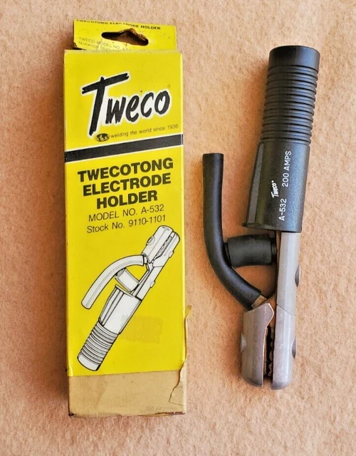 TwecoTONG TWECO   200 AMP A-532 ELECTRODE HOLDER vintage WELDING TOOL STINGER