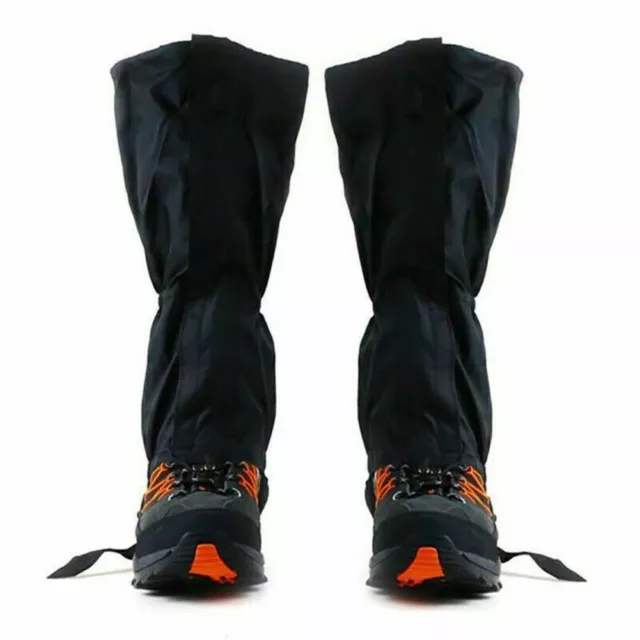Adult Child Outdoor Hiking Boot Gaiter Waterproof Snow Leg Legging Cover Hunting 2