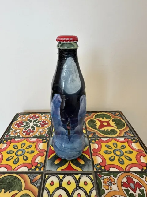 Coca Cola 8 oz Glass Bottle - Polar Bears Moonlight