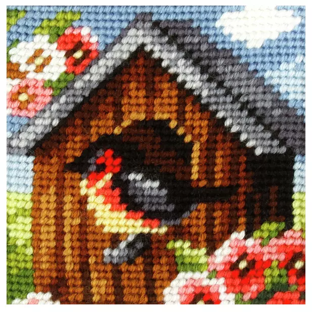 Orchidea Bird House Embroidery Kit