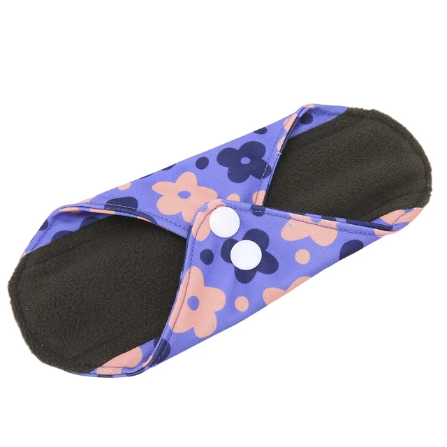 (G29) Almohadillas menstruales reutilizables FASJ almohadillas lavables para incontinencia carbón de bambú