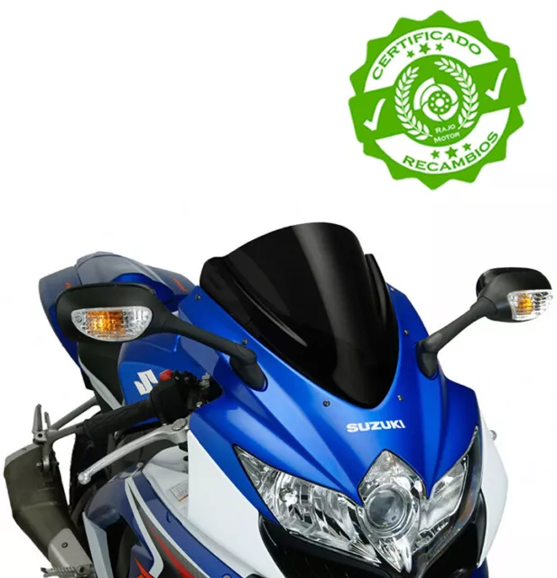 ✅ CÚPULA DOBLE BURBUJA ▷ SUZUKI GSXR600 GSXR750 2008 - 2010 🏍️ negra + REGALO