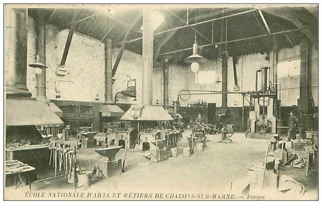 51.CHALONS SUR MARNE.n°61.ECOLE NATIONALE D'ARTS ET METIERS.FORGES