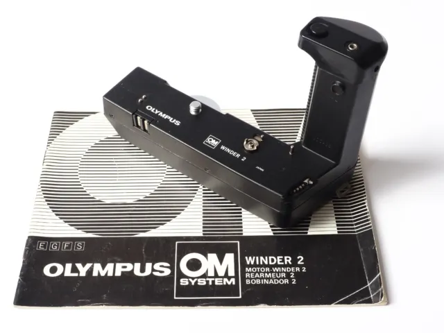 Olympus OM Winder 2 con instrucciones originales - funciona - probado