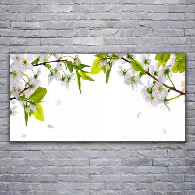 Photo sur toile Tableau Image Impression 120x60 Nature Fleurs Feuilles