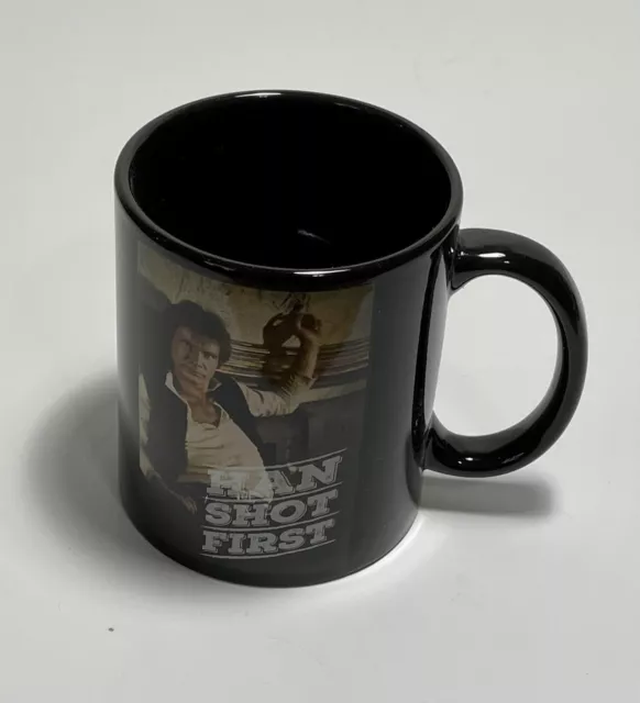 Star Wars Han Solo 'Han Shot First' Coffee Cup: Iconic Mug for Fans!