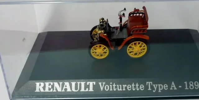 RENAULT Voiturette Type A 1899 - Universal Hobbies  Norev 1/43 Collection M6