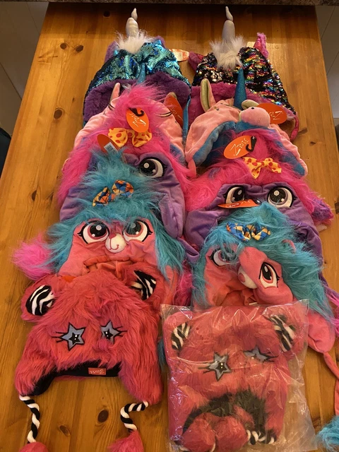 10X BEAUTIFUL SHORT Animal Hats Winter Warm Brand New Kids