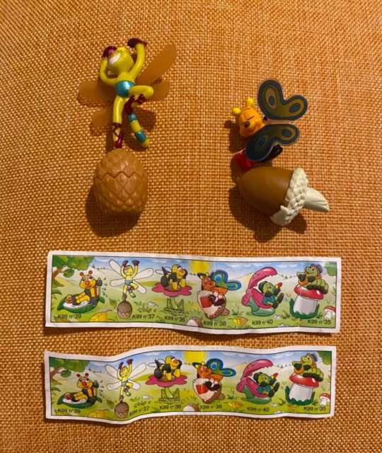 Kinder Serie K99 N.37 N.38 Con Cartine