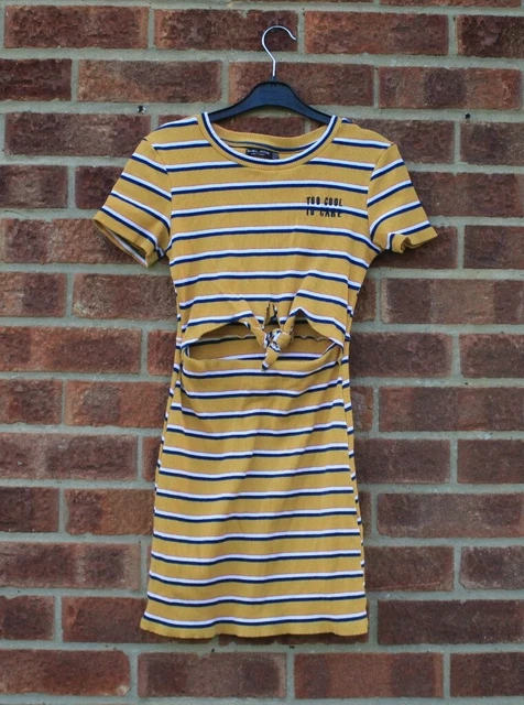 bershka t shirt dress Bershka Jersey dress - orange - (Pre-owned)