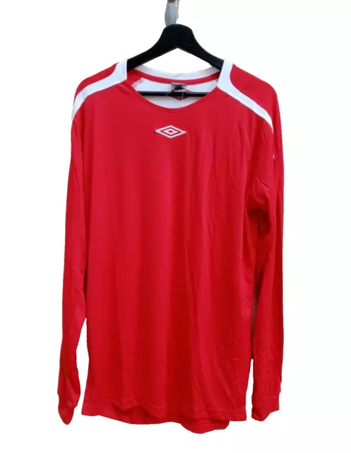 Tee-shirt de sport rouge et blanc manches longue taille XXL