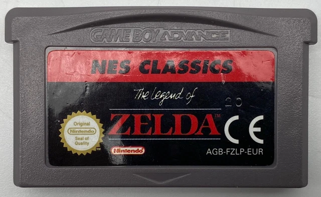 NINTENDO GAME BOY Advance NES Classics The Legend of Zelda (TBE ...