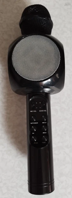 Microphone Karaoké Enfant Sans Fil – 2 Micros, Bluetooth, Lumières Disco, 5 Effets Vocaux – Batterie 1800 MAh – Cadeau 3-12 Ans