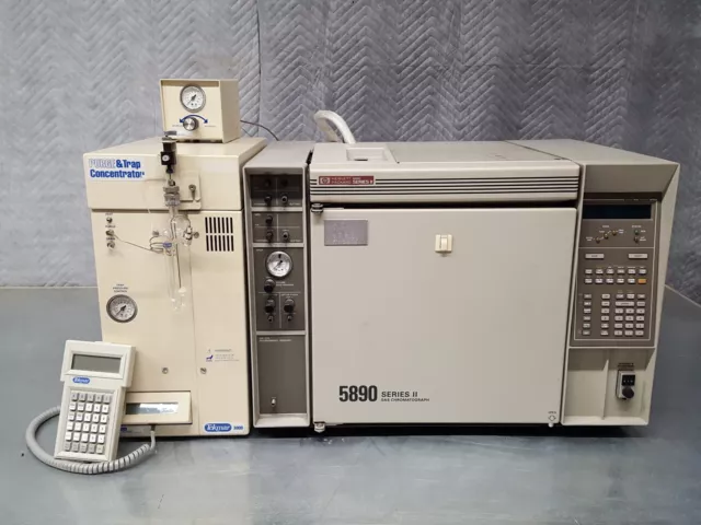 Hewlett Packard 5890 Series II Gas Chromatograph + Tekmar 3000 Purge & Trap Lab