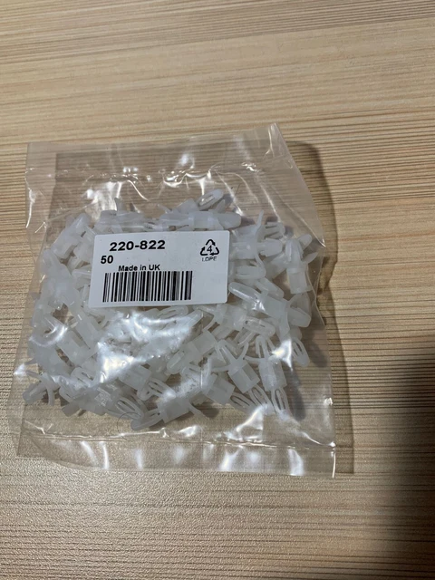 lot of 24-bags of 50 unit of PCB Standoff Reverse Locking Circuit  Board Support