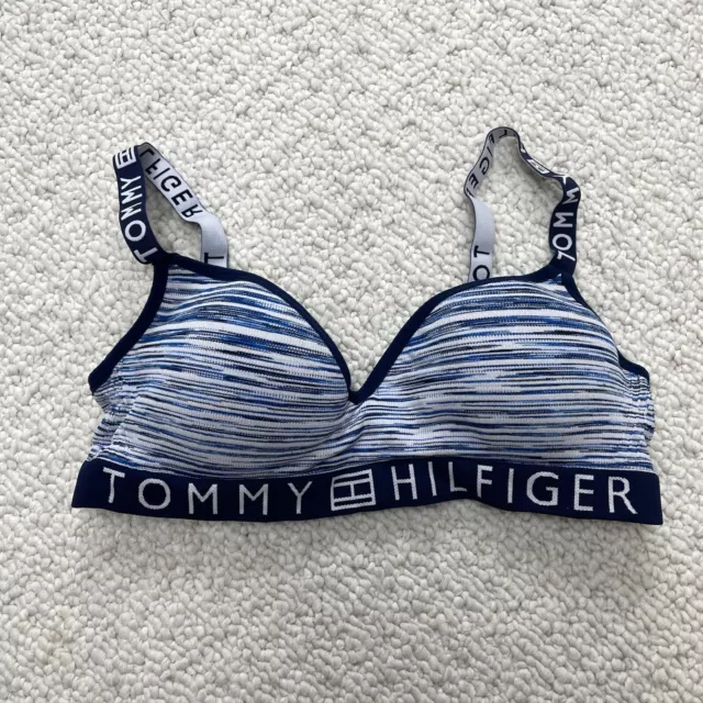 Tommy Hilfiger Wirefree Bra Bralette R75T677 Logo Band