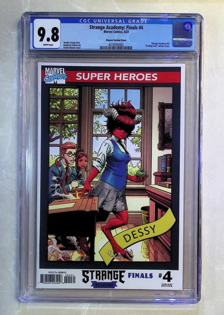 Strange Academy Finals #4 (2023 Marvel) 1st Print Dustin Weaver Variant CGC 9.8