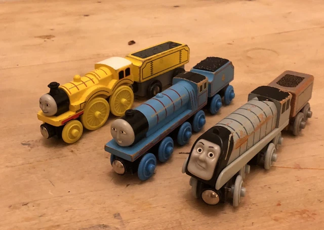 WOODEN THOMAS THE Tank Engine Train Bundle Molly Spencer And Gordon wooden-thomas-the-tank-engine-train-bundle-molly-spencer-and-gordon