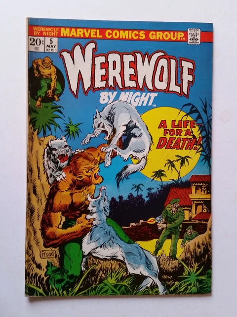 WEREWOLF BY NIGHT 5 F+ Comics Marvel Ploog Art EUR 12,00 - PicClick FR